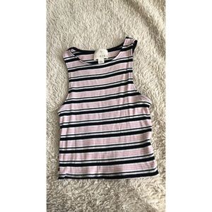 Striped crop top🌸